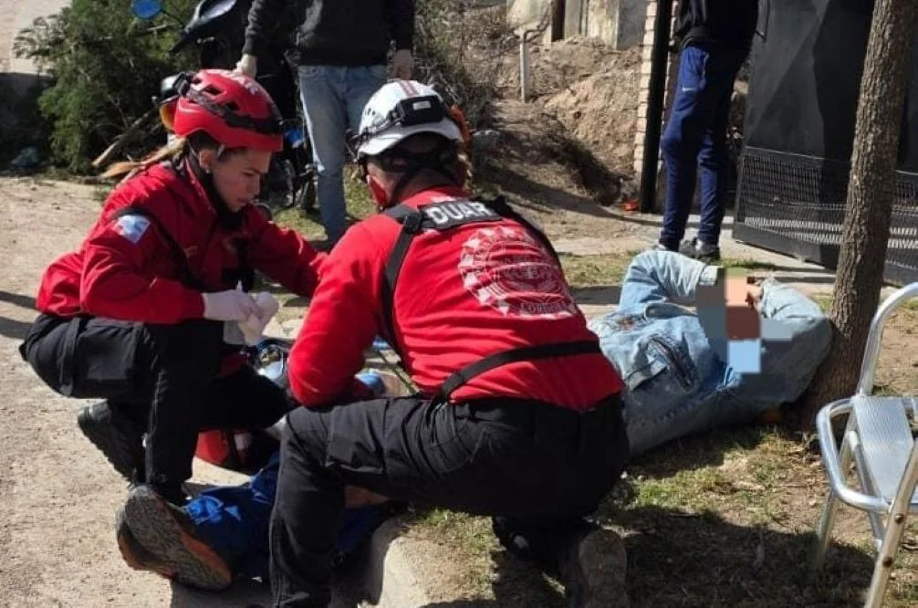 Rescate a obrero Policia de Cba