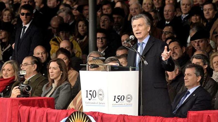 Macri en la Rural La Nacion
