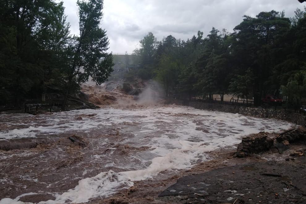 crecida río