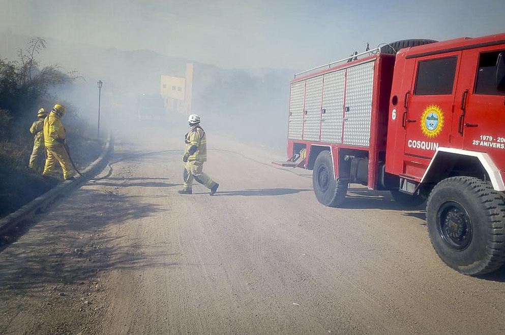 Incendios San Lorenzo prensa Gobierno de Córdoba