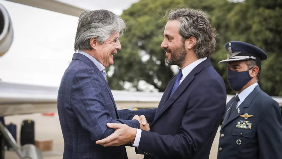 guillermo basso con cafiero telam