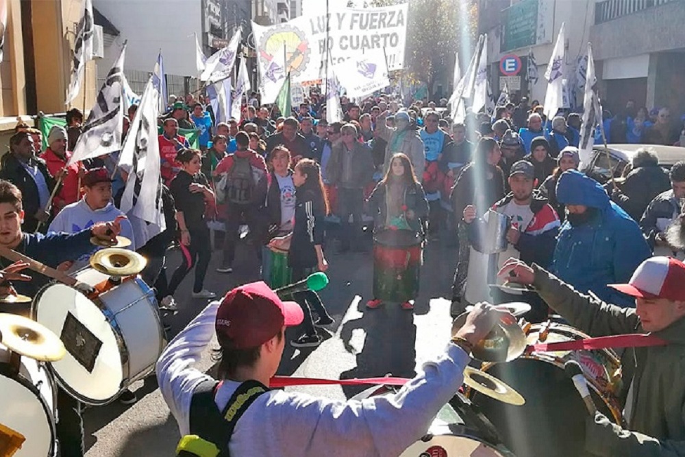 Marcha-paro río cuarto by puntal