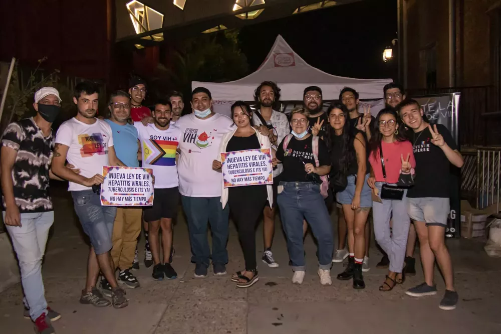 Acción por la nueva Ley de VIH en Córdoba