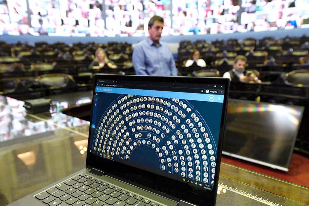 Cámara de Diputados Virtual @ prensa Sergio Massa