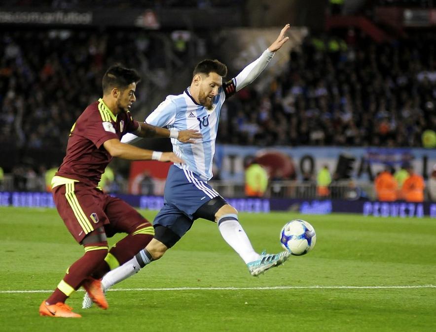 messi venezuela argentina seleccion