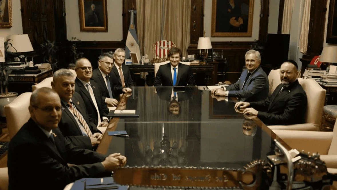 Milei y Canciller Israel