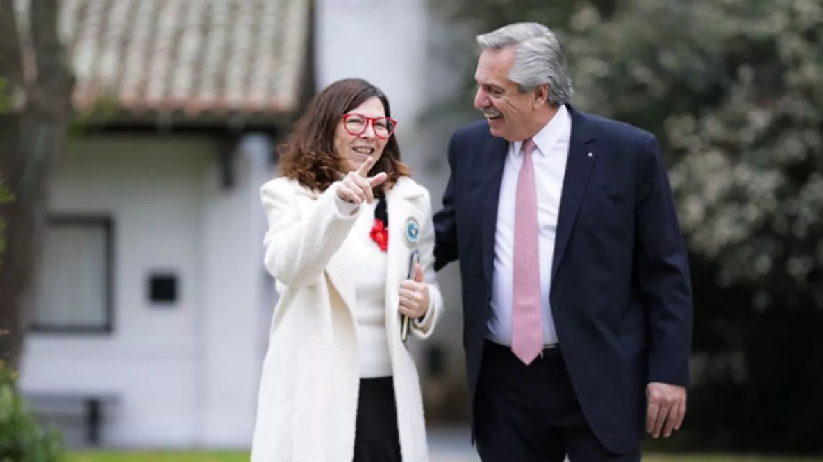 Fernández con Batakis by Télam