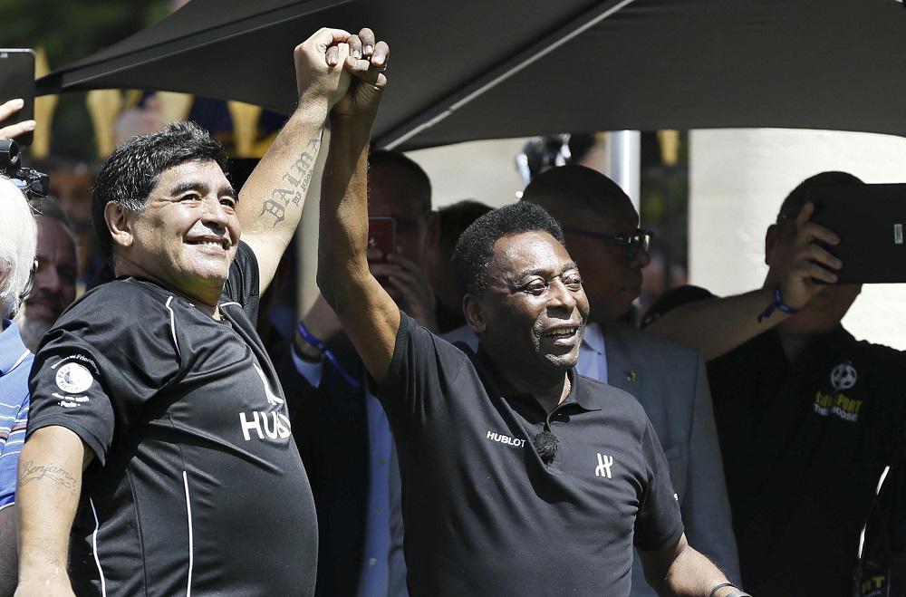 Maradona Pelé NA