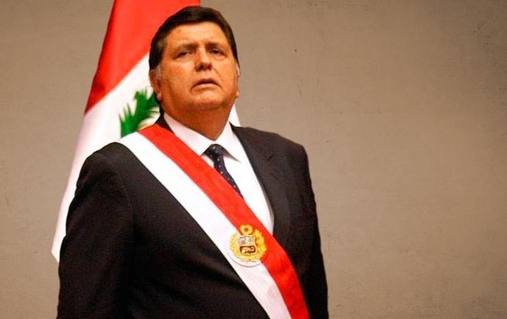 Alan García ex presidente de Perú