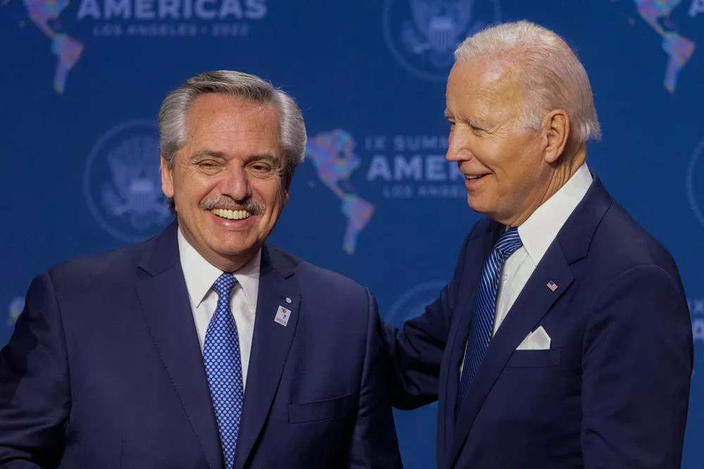 Alberto Fernández y Joe Biden (NA)