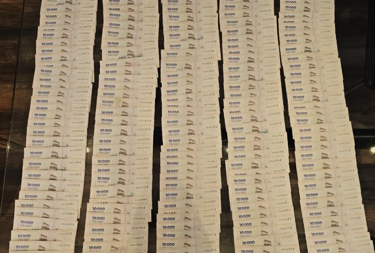 Dinero secuestrado (Policía)