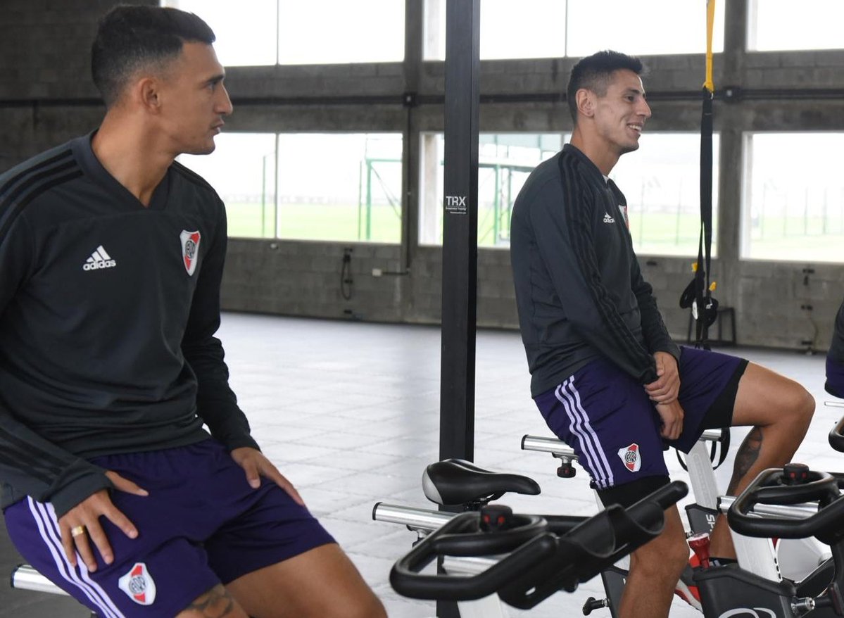 Matias Suarez entrenamiento