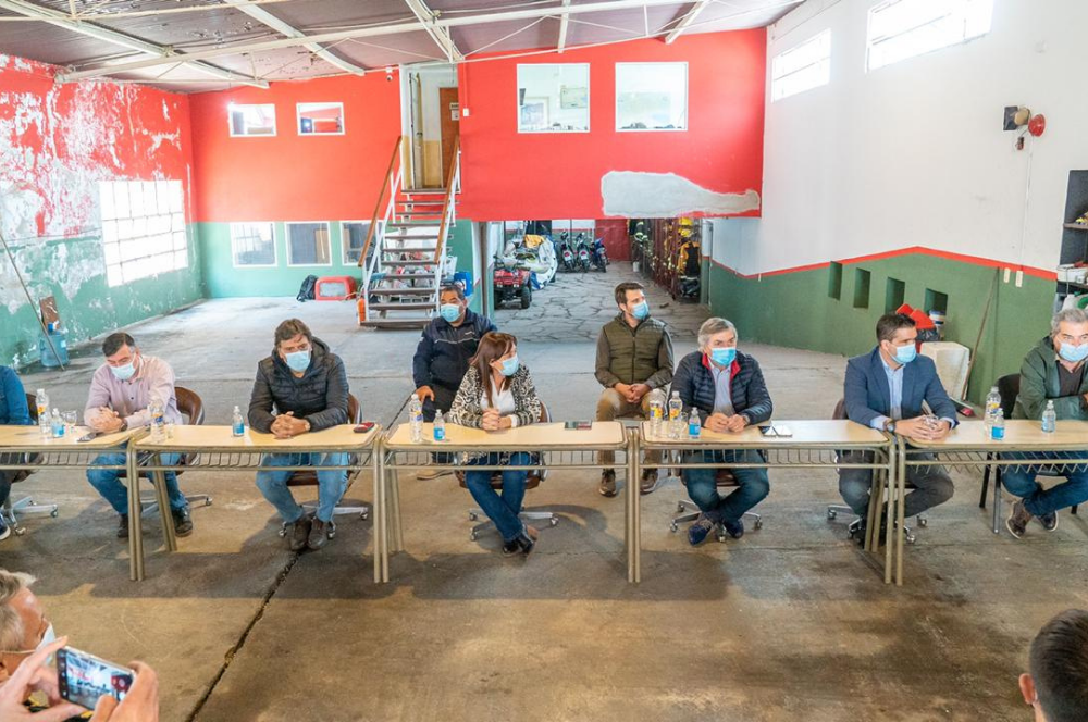 Mesa interministerial en Carlos Paz Incendios Gobierno de la Provincia