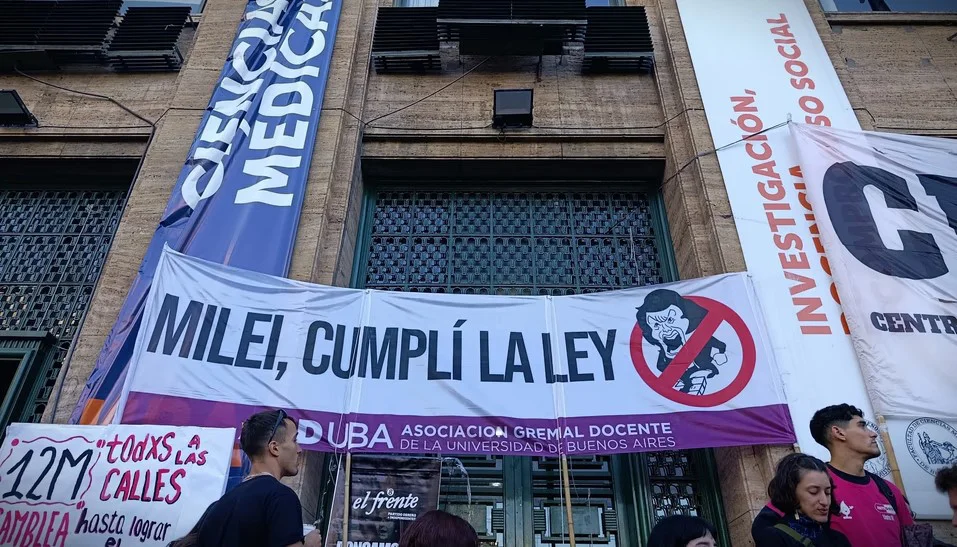 Reclamo por la Ley de Financiamiento Universitario (NA) 4