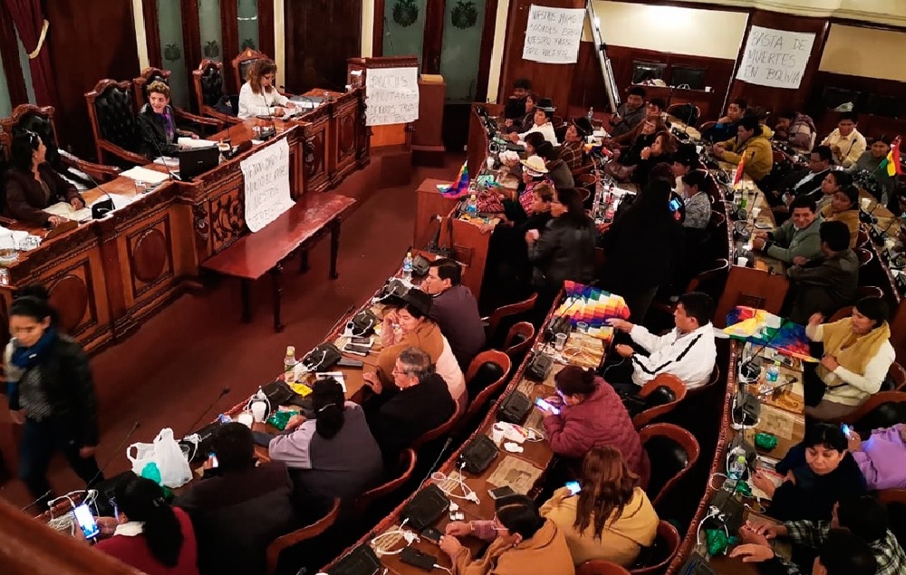 congreso boliviano by télam