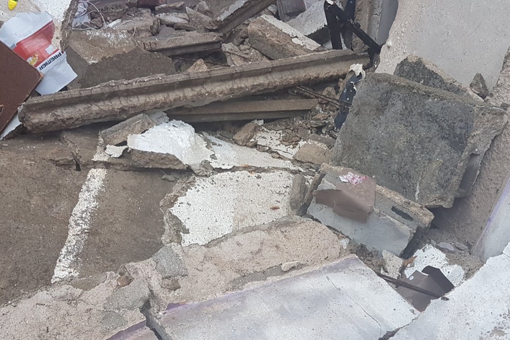 derrumbe de vivienda altos de gral paz leo guevara