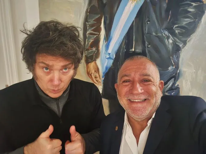 Javier Milei y Luis Juez (X)