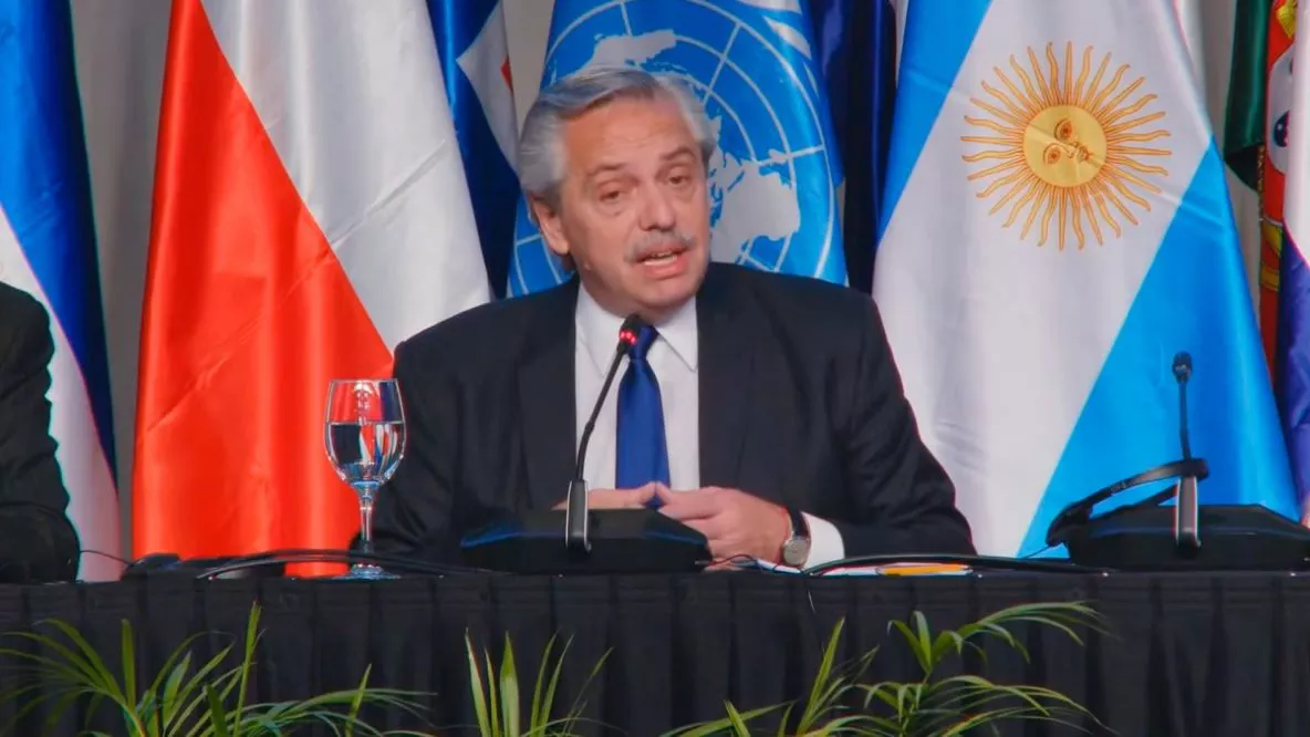 Fernández CEPAL Captura Pantalla de Télam