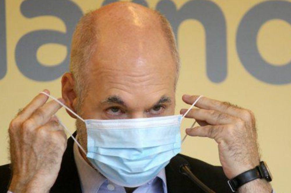 Horacio Rodríguez Larreta barbijo gentileza