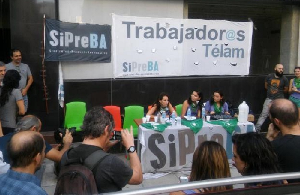 trabajadores telam