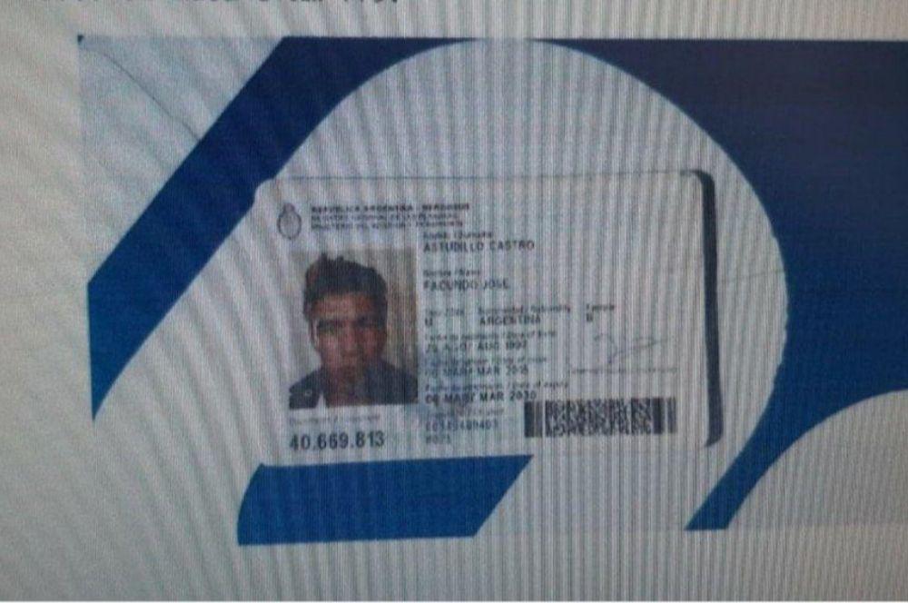 FOTO DNI Facundo Astudillo Castro