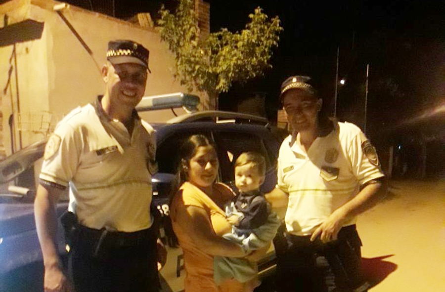 policias bebe