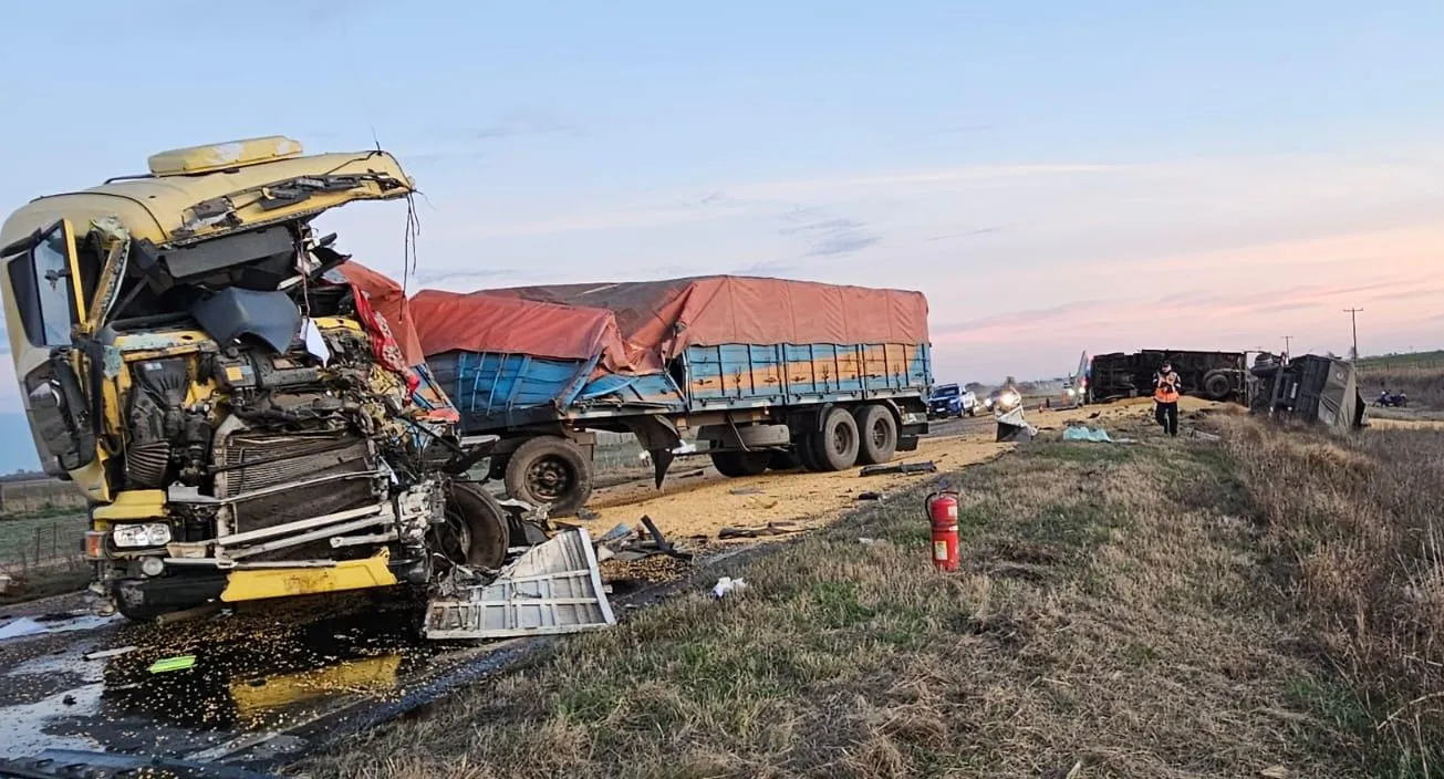 accidente camión policía