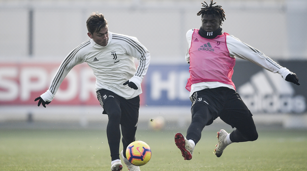 Paulo Dybala entrenamiento Juventus