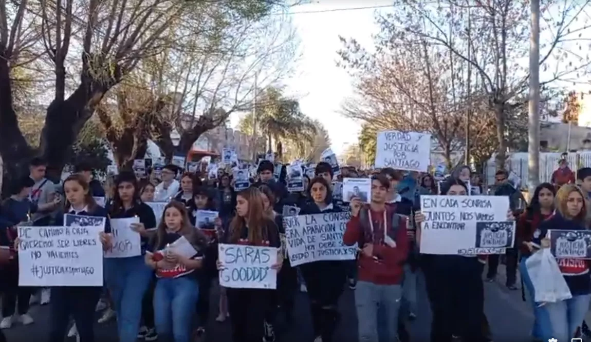 Captura de pantalla Marcha Traslasierra gentileza Radio Stylo