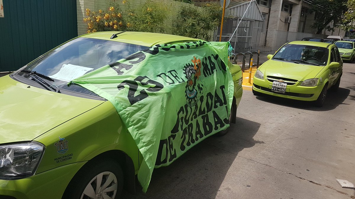 protesta taxis y remises leo guevara foto