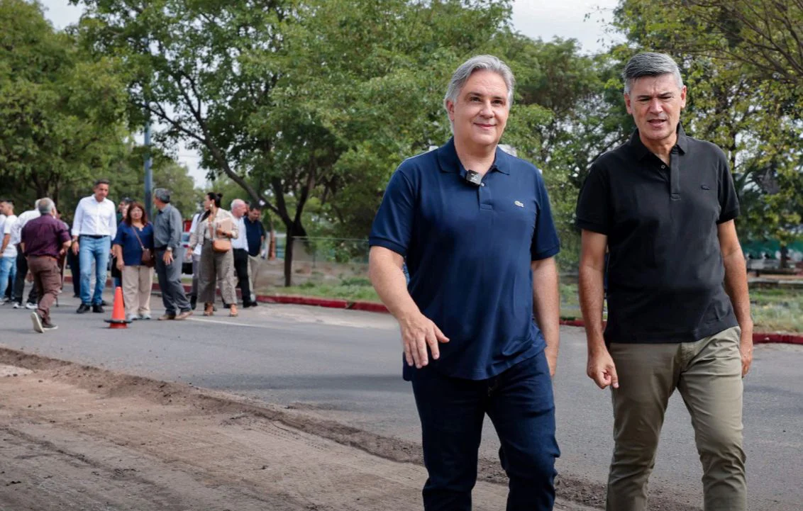 Lanzamiento de plan de reparación vial en la ciudad de Córdoba (gentileza)