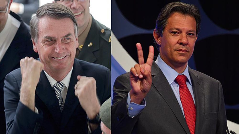 Elecciones en Brasil Bolsonaro Haddad
