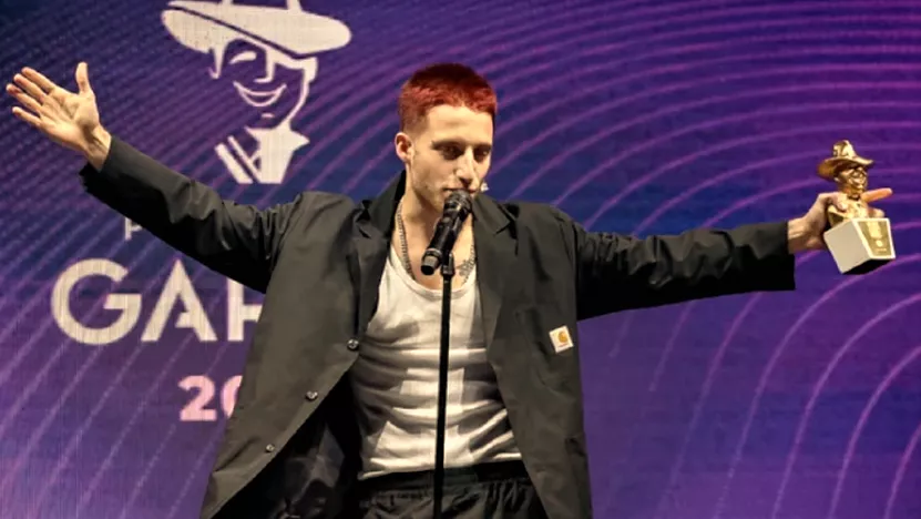Wos en los Premios Gardel