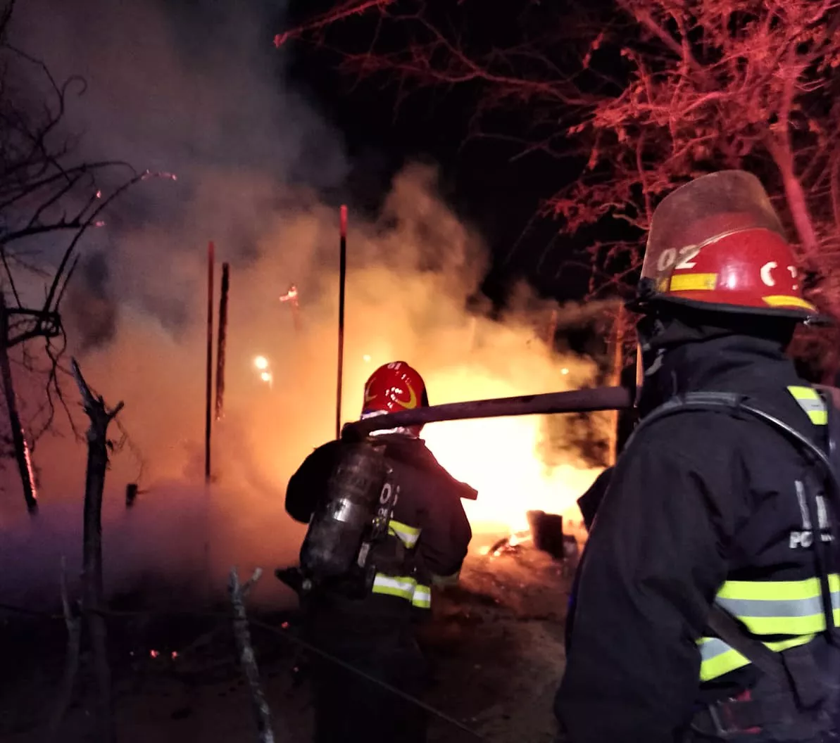 Incendio en barrio El Chingolo 3 Anexo