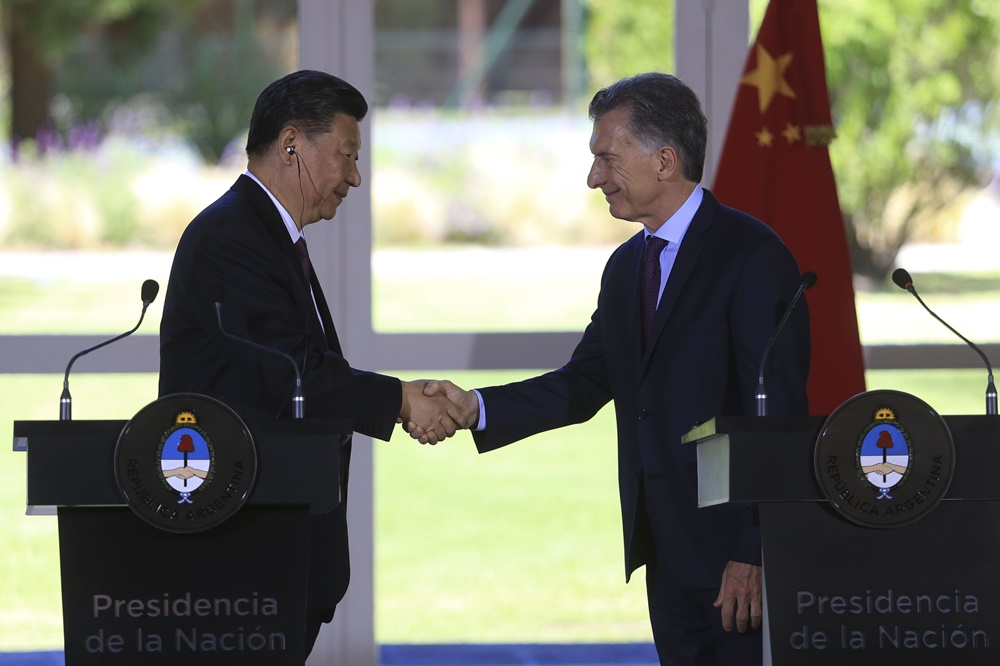 Xi Jinping y Macri