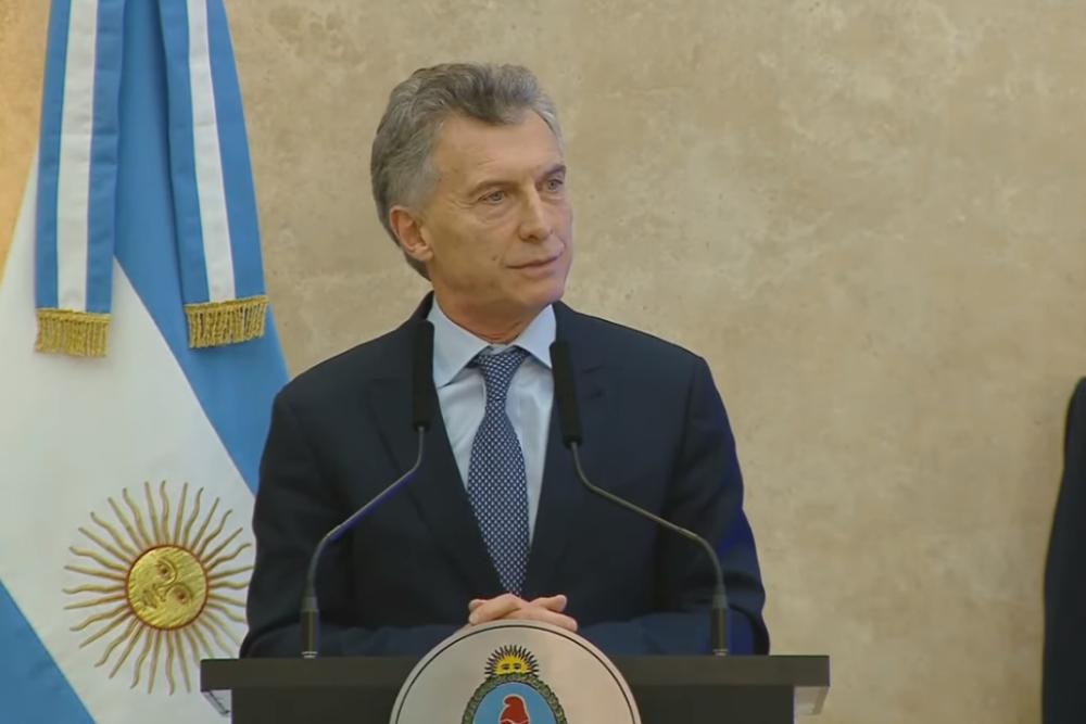 Macri Cena de Camaradería Captura