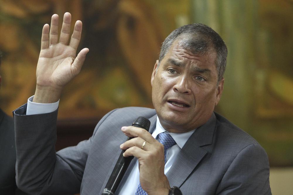 Rafael Correa se presentará como candidato a vicepresidente en Ecuador