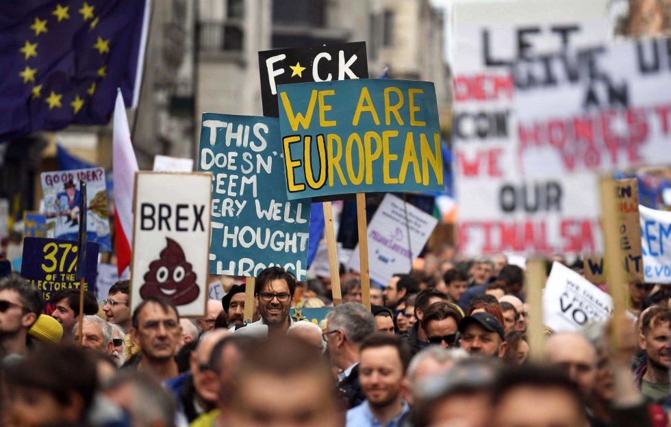 marcha contra el brexit by EFE