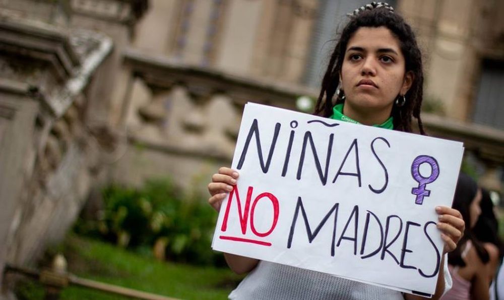 Niñas no madres gentileza la palta