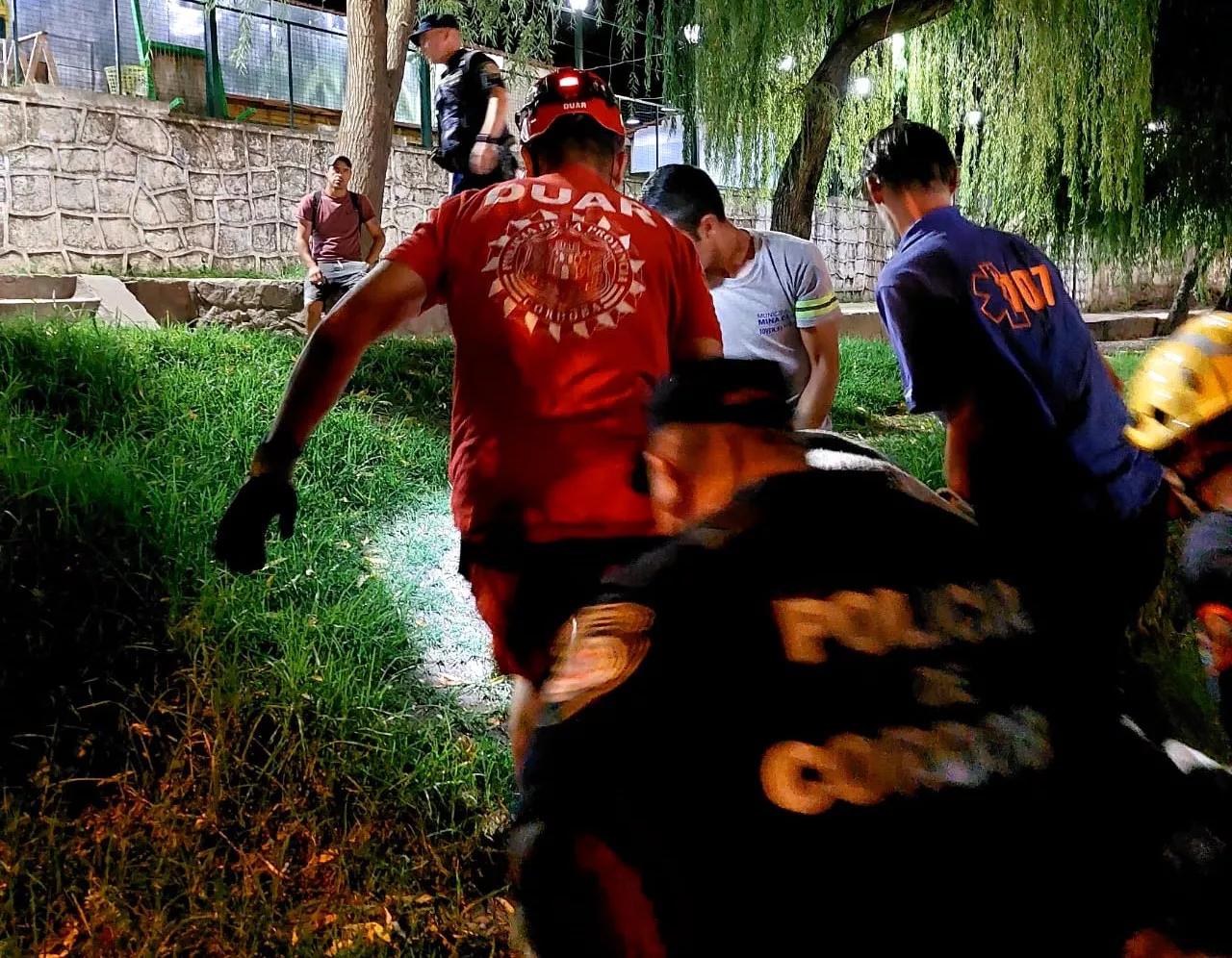 Asistencia a mujer en Mina Clavero 03
