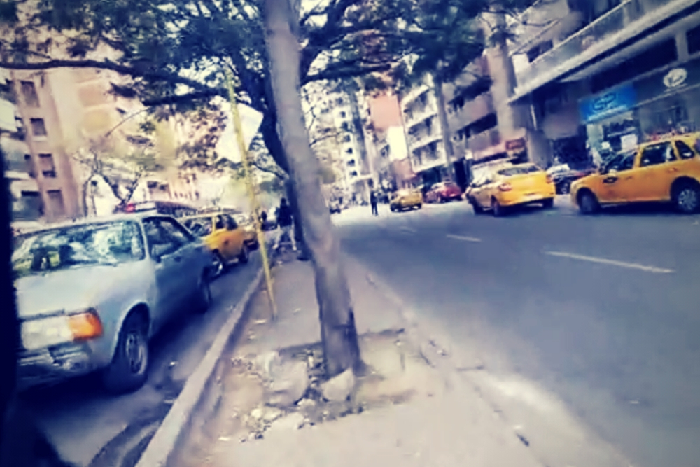 Calle agresion Daniel Caceres