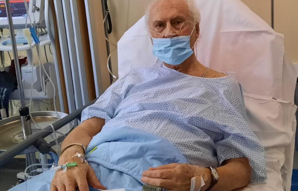 Pino Solanas internado covid by Télam