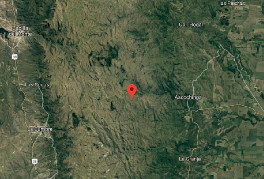 sismo uritorco captura google maps