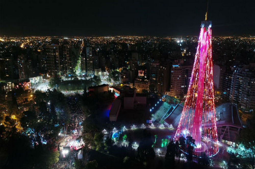 arbol de navidad faro bicentenario