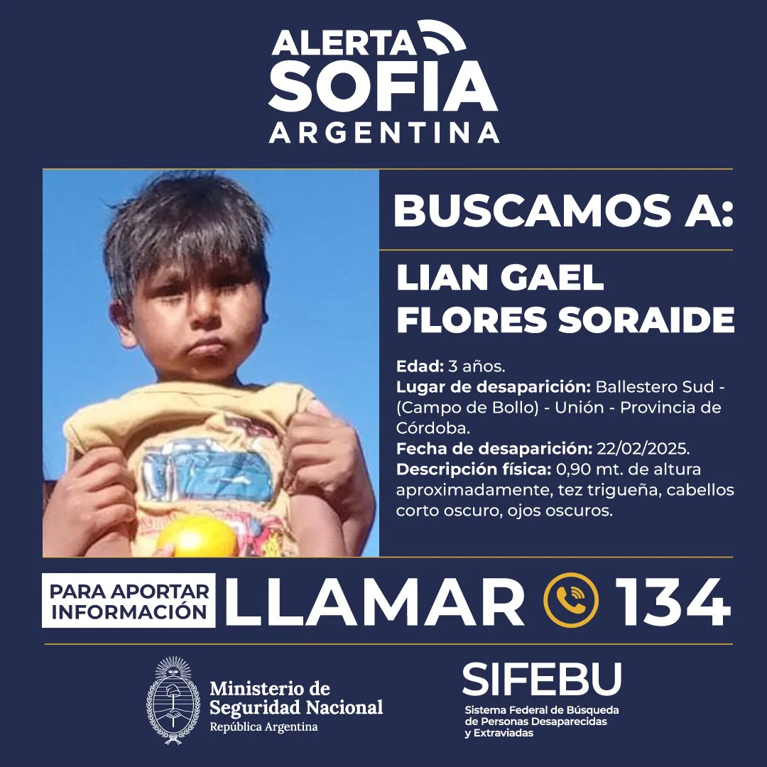 AficheBusquedaLIANGAELFLORESSORAIDEAlertaSofia022025