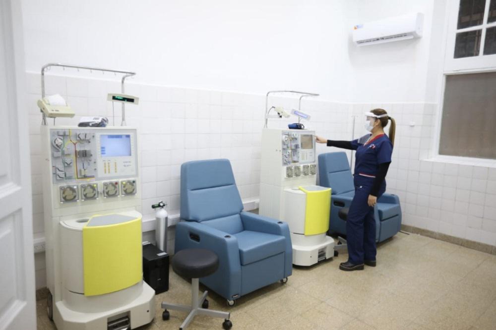 Centro de Plasmaféresis de la Provincia prensa Gobierno de Cba