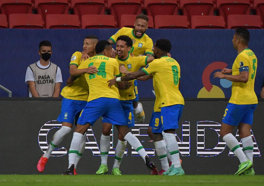 BRASIL CELEBRACION COPA AMERICA