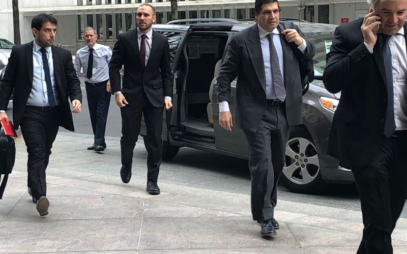martin Guzman ingresa a reunion con el FMI @rmathus