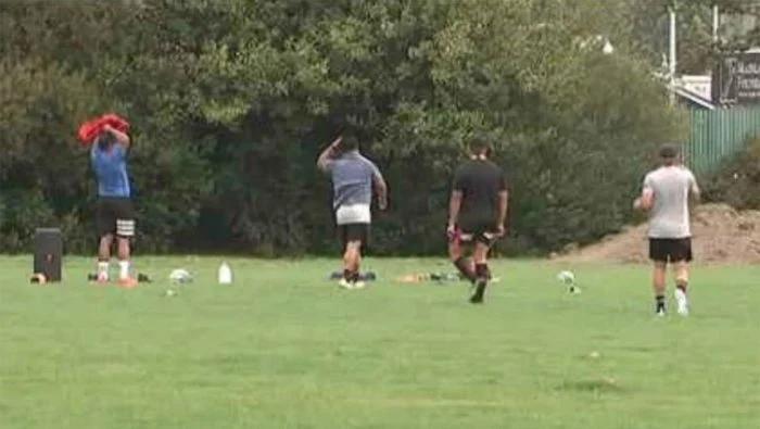 crusaders entrenando
