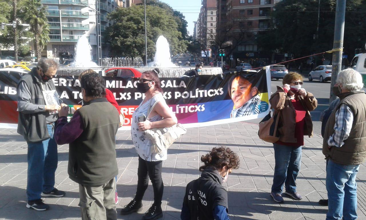 apoyo a acampe por la libertad de milagro sala foto (1)